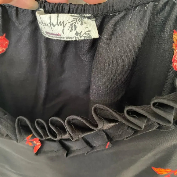 Free People Floral Midi Sundress in Black Combo in Small - Picture 11 of 11